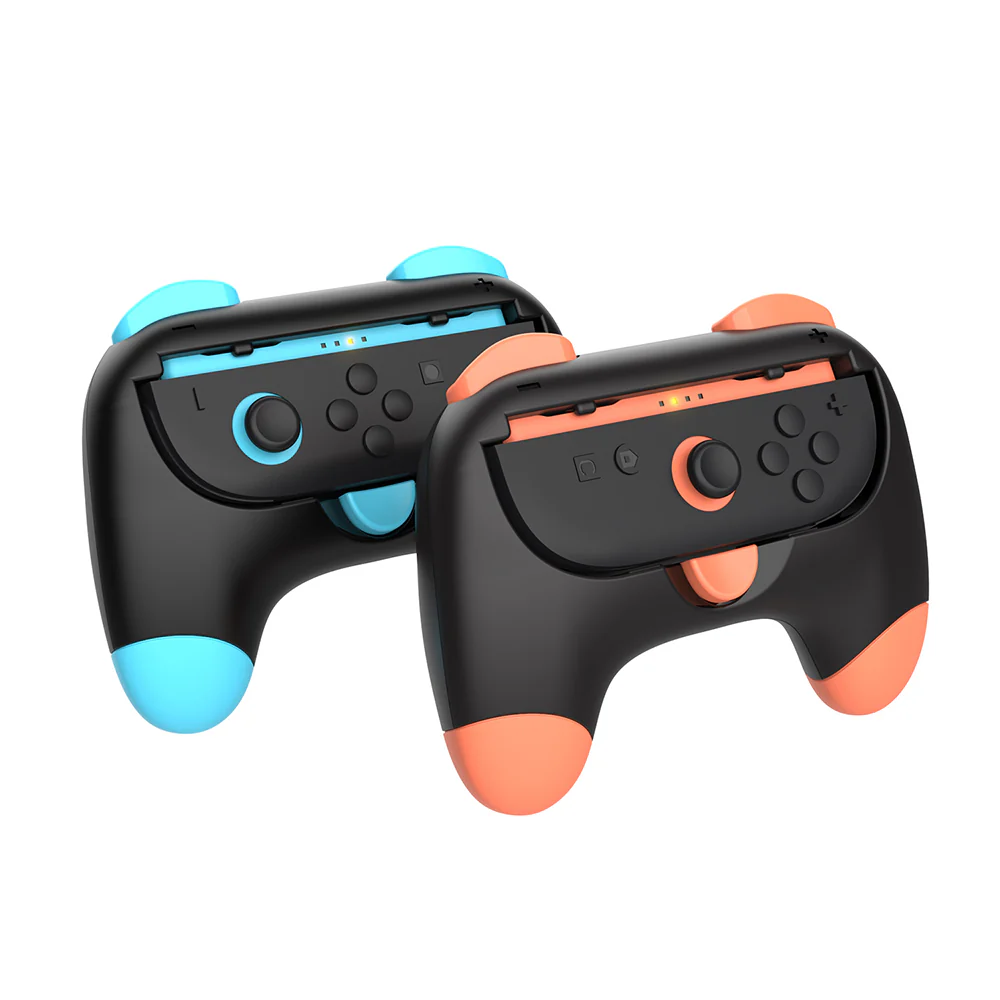Dobe Controller Grip for Nintendo Switch 2 Joy-Pad (Black, Pink/Green) TNS-3163 - Image 8