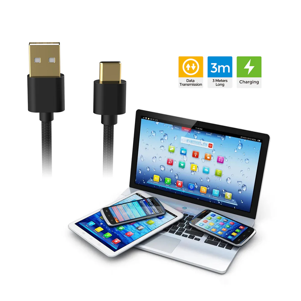 Dobe Data Cable 3M For PS5 / Xbox / Nintendo Switch / Phone TP5-3585 - Image 4