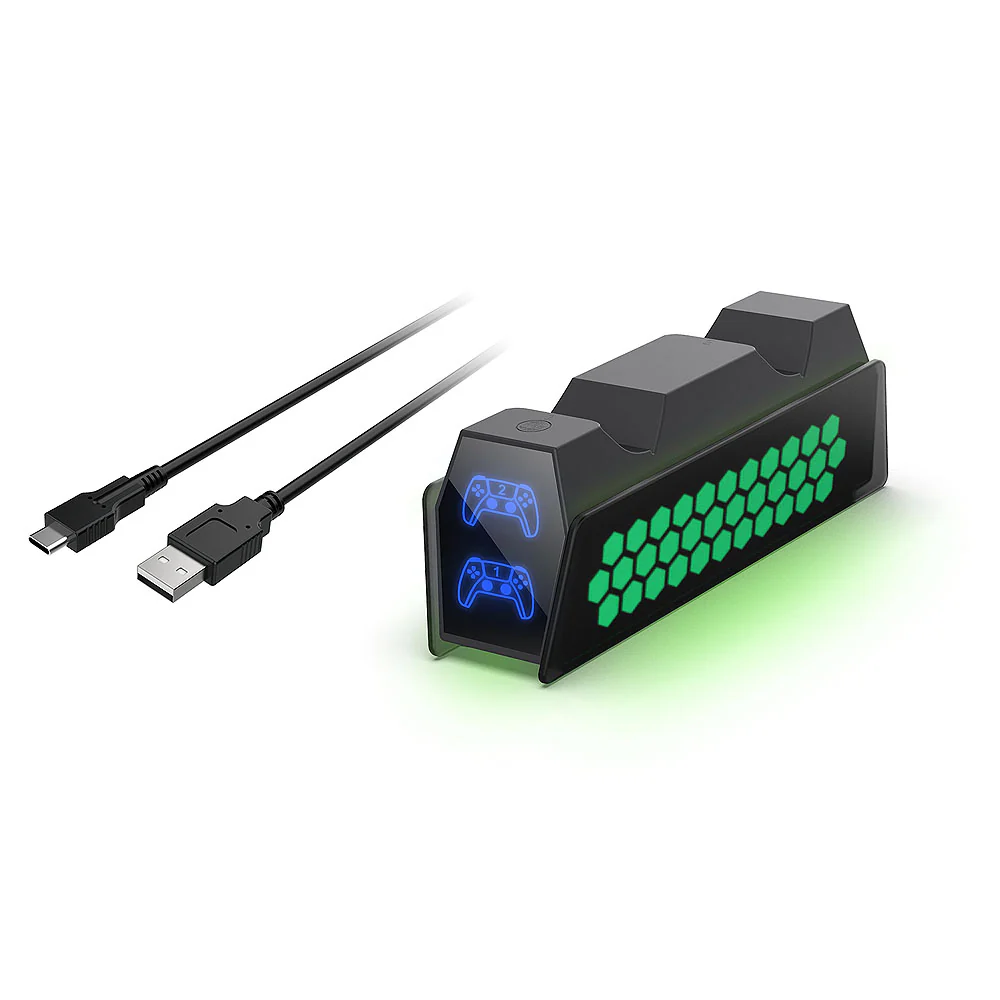 Dobe Dual Charging Dock for PS5 Controller (TP5-3571) - Image 2
