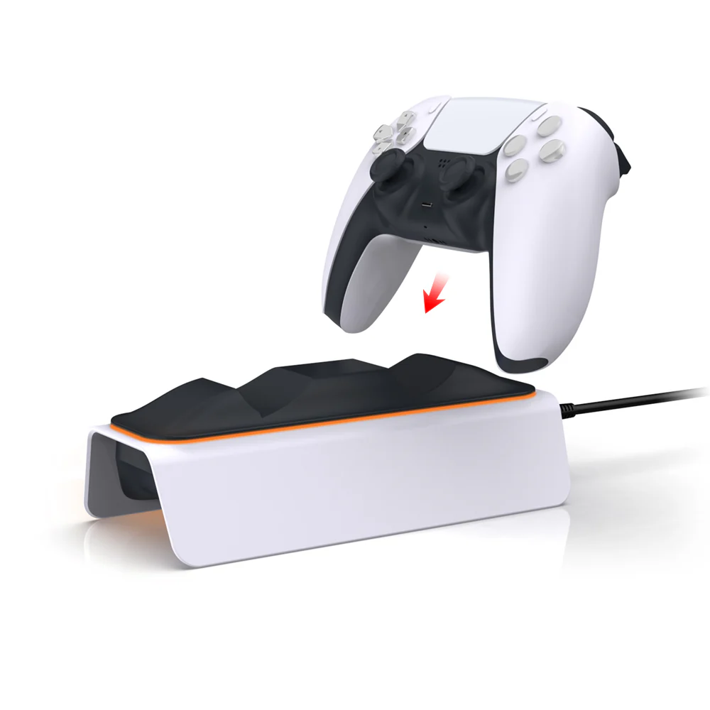 Dobe Dualsense Controller Charging Dock for PS5 (Black/White) TP5-0521X - Image 3