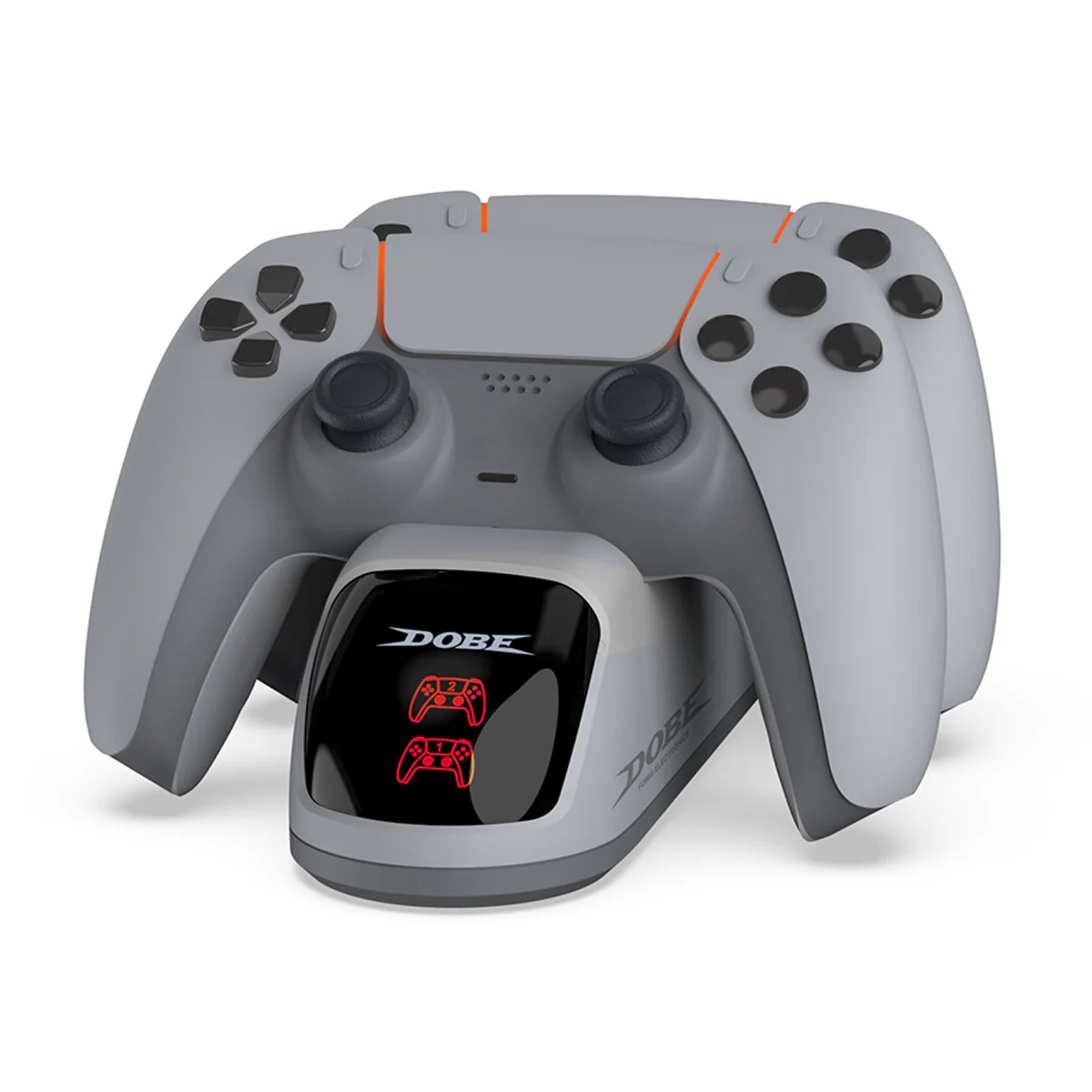 Dobe Dualsense Controller Charging Dock for PS5 (Grey) TP5-0515 - Image 2