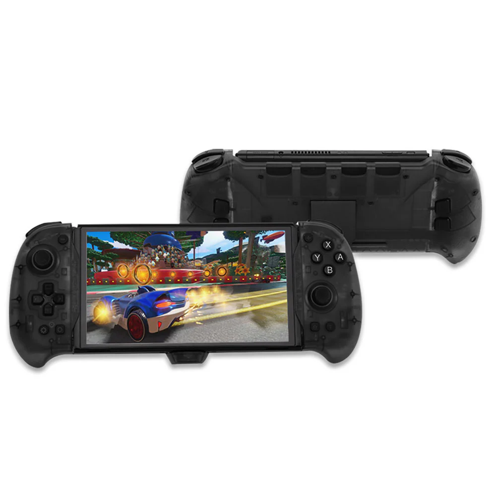 Dobe Eggshell Controller for Switch/Switch OLED (Transparent Black) TNS-1188 - Image 2