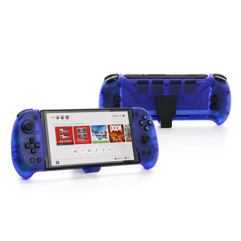 Dobe Eggshell Controller for Switch/Switch OLED (Transparent Blue) TNS-1188 - Image 2