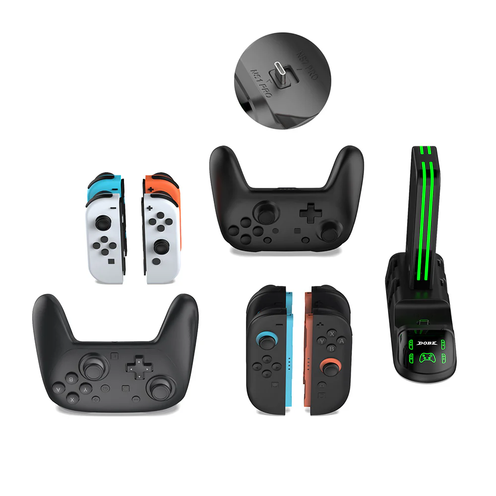 Dobe Multi Controller Charging Dock for Nintendo Switch / Nintendo Switch 2 TNS-51105 - Image 8