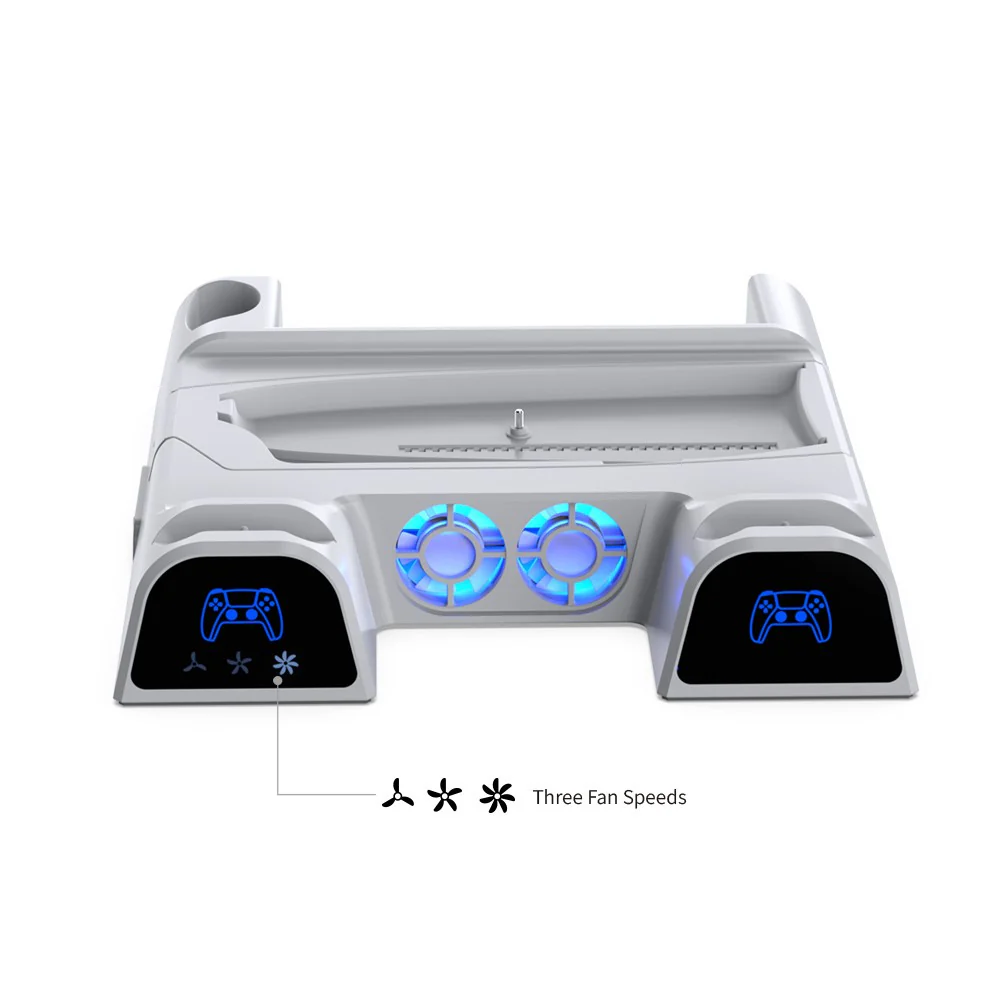 Dobe Multifunctional Cooling Charging Dock for PS5 / PS5 Slim / PS5 Pro (White) TP5-3532D - Image 7