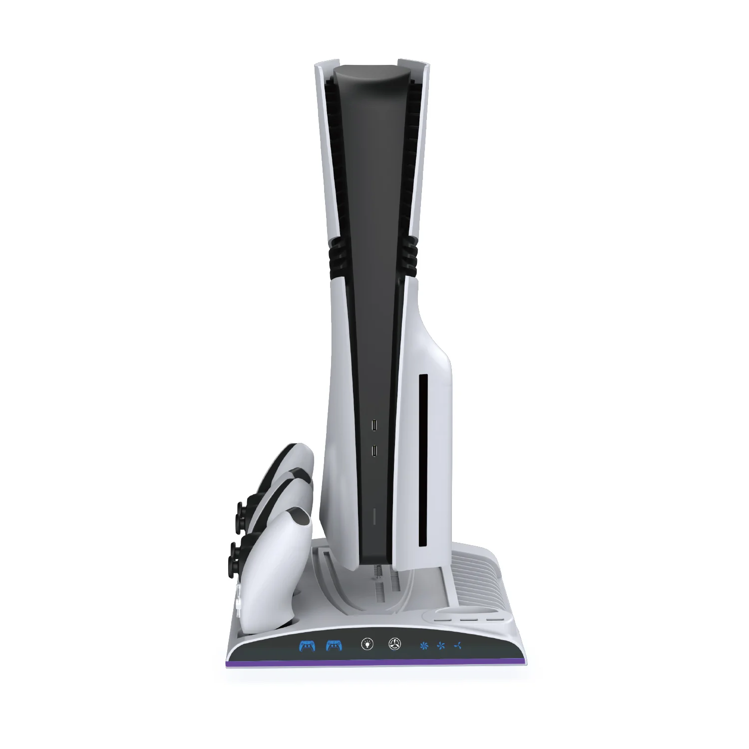 Dobe Multifunctional Cooling & Charging Stand For PS5 / PS5 Slim / PS5 Pro (White) TP5-3570D - Image 8