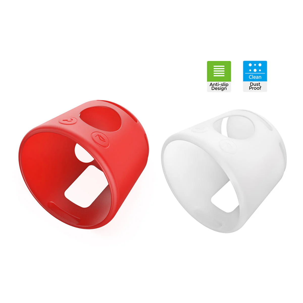 Dobe Silicone Case for Nintendo Sound Clock (Red, Misty White) TNS-31101 - Image 5