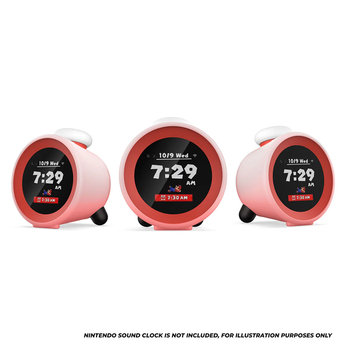 Dobe Silicone Case for Nintendo Sound Clock (Red, Misty White) TNS-31101 - Image 9
