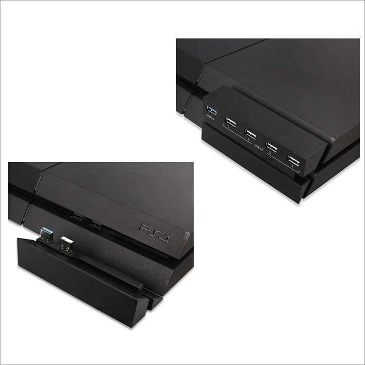 Dobe USB Hub For PS4 Gaming Consoles TP4-810 (Black) - Image 2