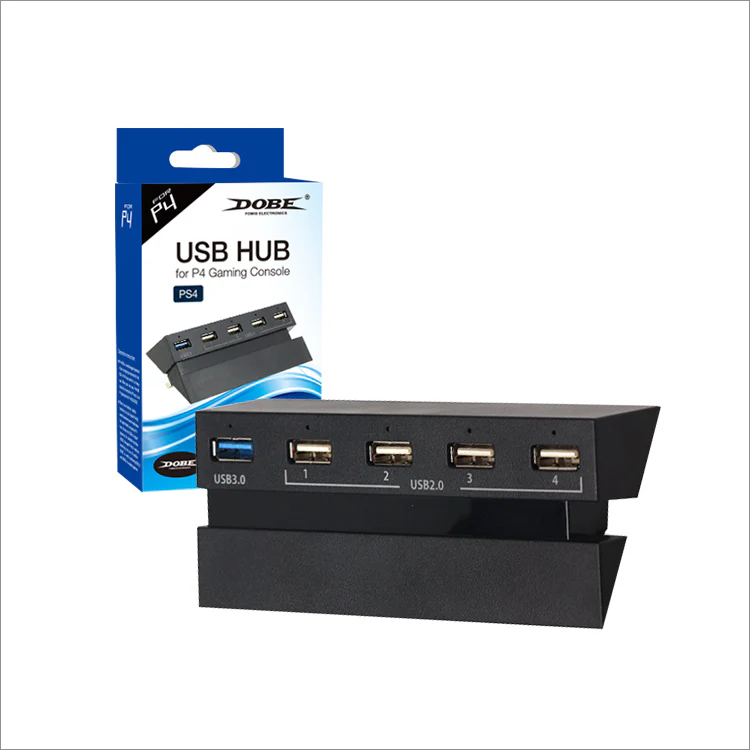 Dobe USB Hub For PS4 Gaming Consoles TP4-810 (Black) - Image 4