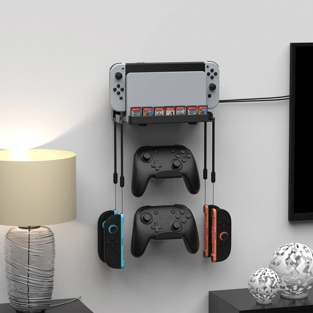 Dobe Wall Mount Bundle for Nintendo Switch 2 / Nintendo Switch / Nintendo Switch OLED TNS-31113 - Image 3