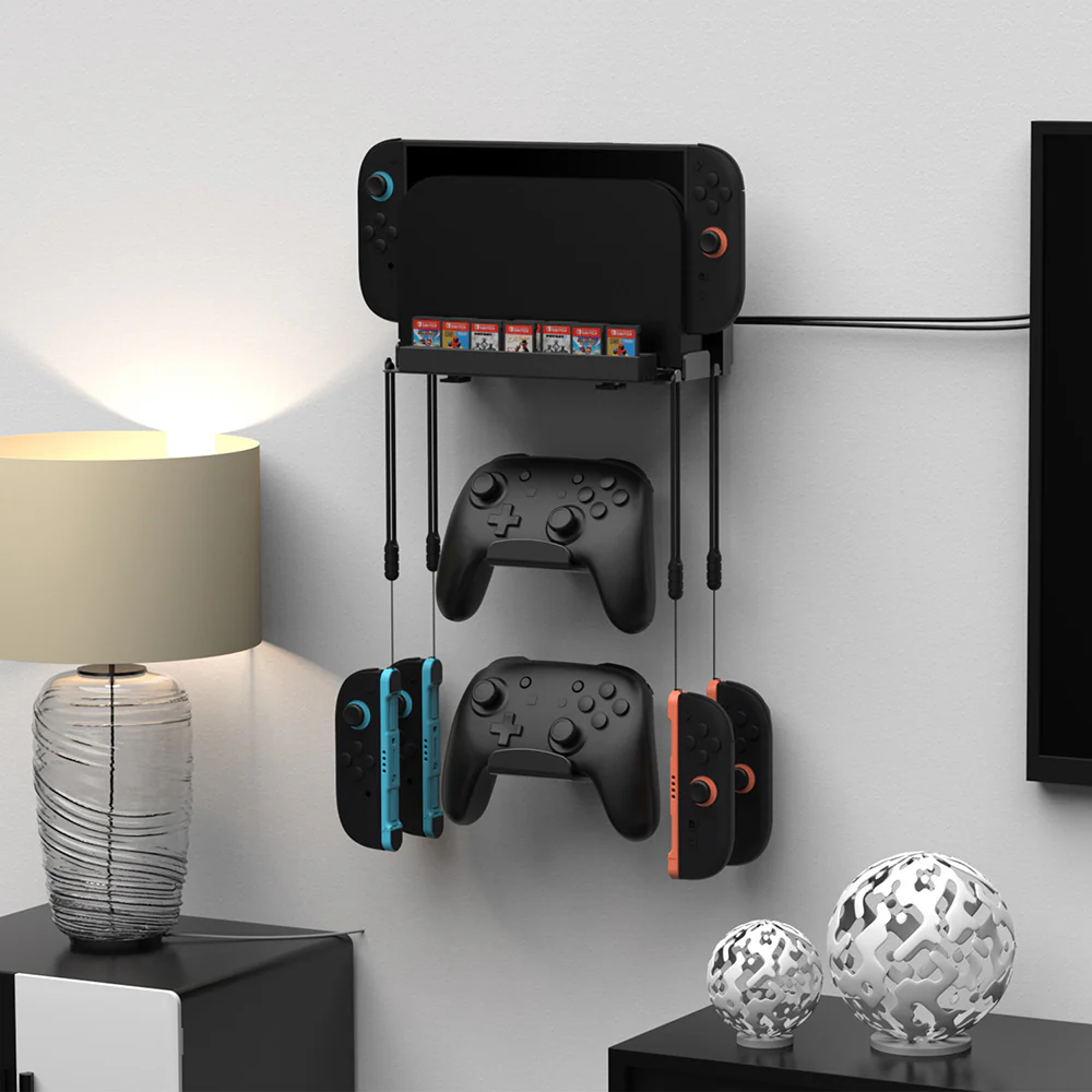 Dobe Wall Mount Bundle for Nintendo Switch 2 / Nintendo Switch / Nintendo Switch OLED TNS-31113 - Image 4