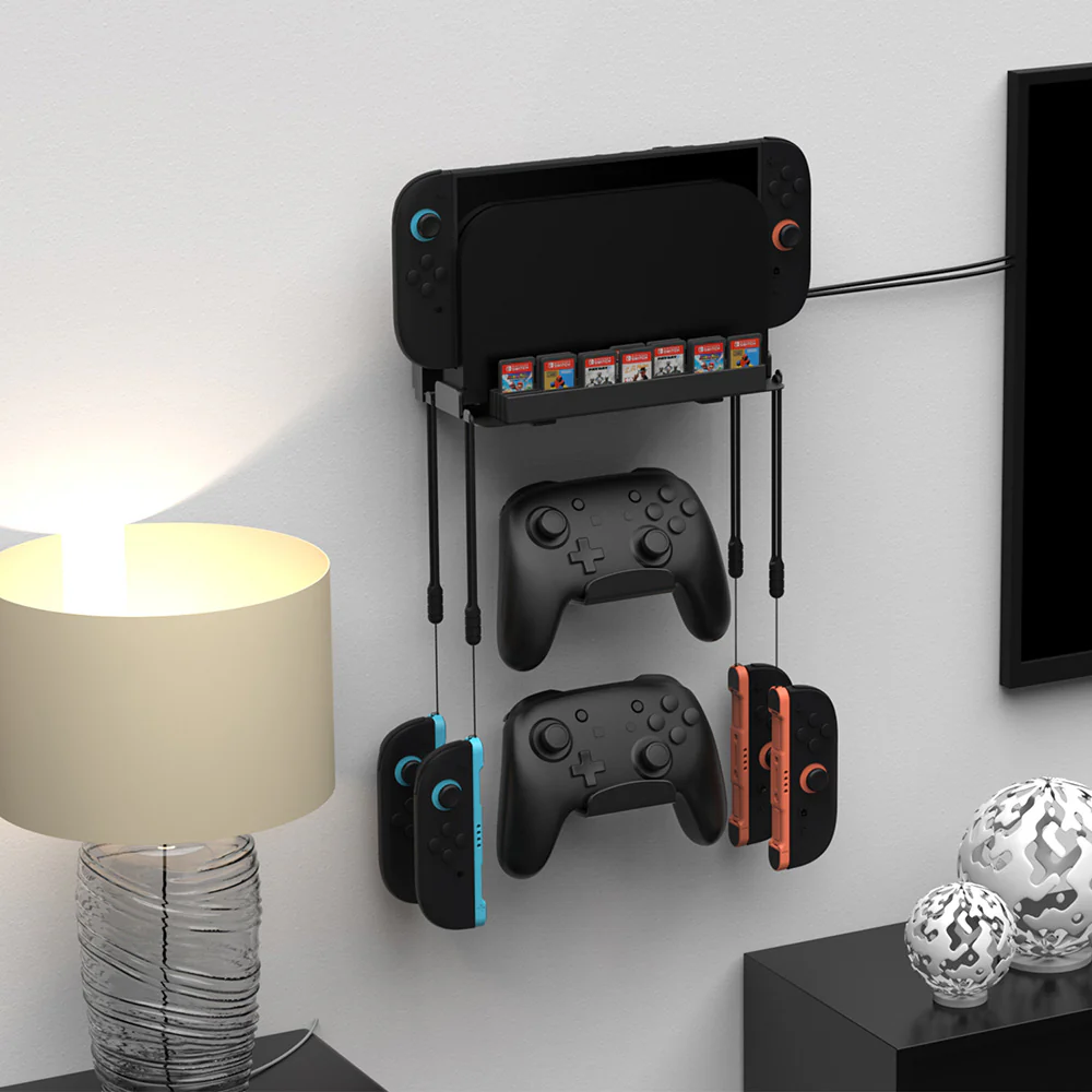Dobe Wall Mount Bundle for Nintendo Switch 2 / Nintendo Switch / Nintendo Switch OLED TNS-31113 - Image 5