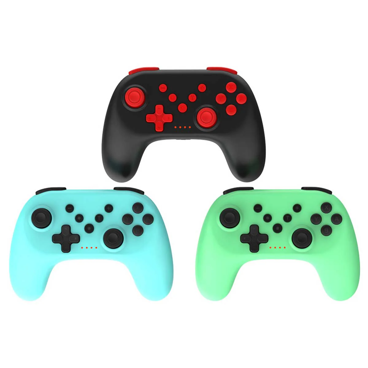 Dobe Wireless Controller For N-S (Light Blue, Black, Light Green)