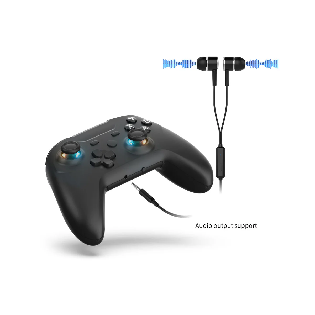 Dobe Wireless Controller for Steam Deck/ Switch/ PC (Black) TYX-1618A - Image 3