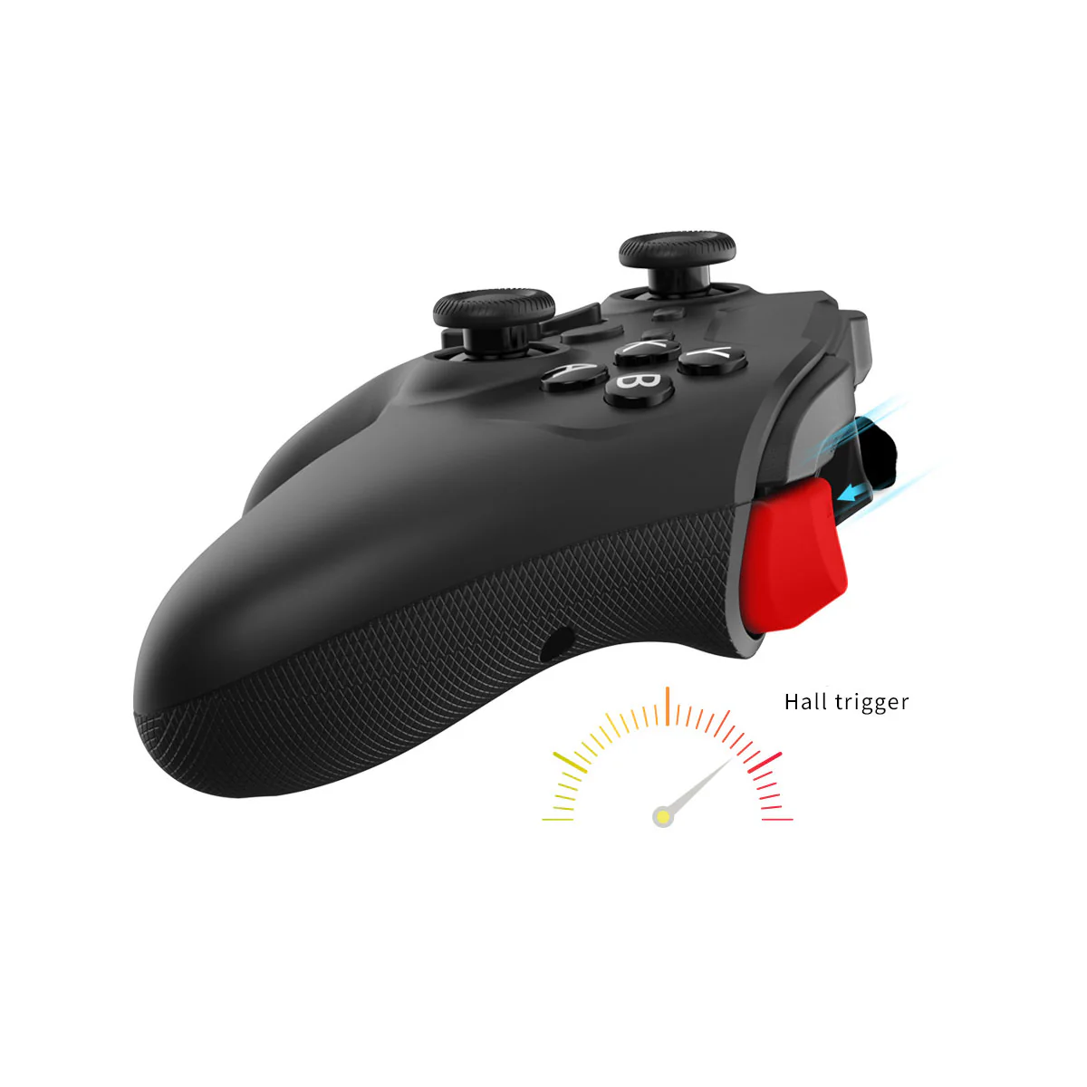 Dobe Wireless Controller for Steam Deck/ Switch/ PC (Black) TYX-1618A - Image 4