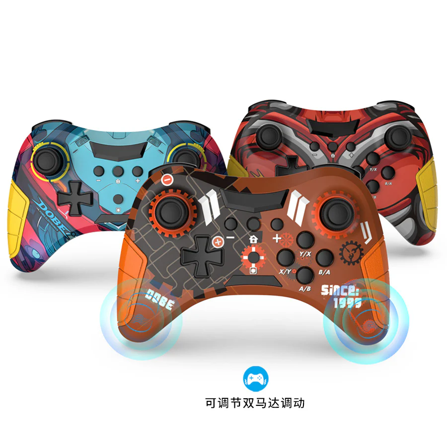 Dobe Wireless Mechanical Controller for Nintendo Switch/ PS3/ PC TY-3839 (Gear Wheel, Fortress, Armoured) - Image 2