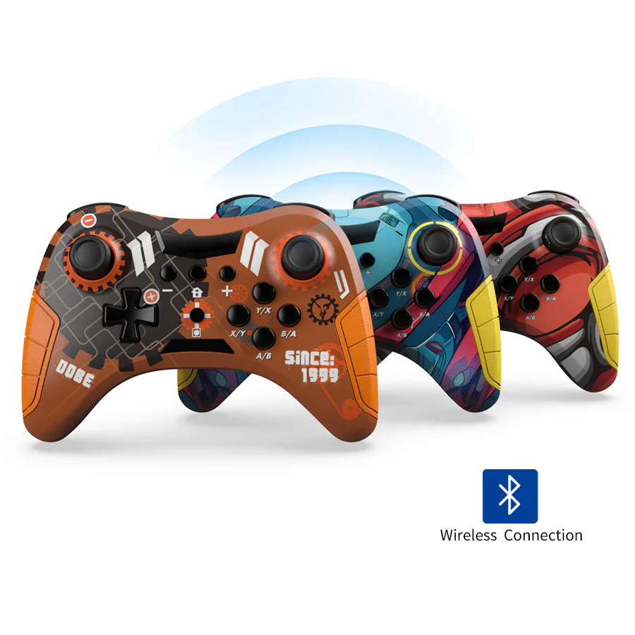 Dobe Wireless Mechanical Controller for Nintendo Switch/ PS3/ PC TY-3839 (Gear Wheel, Fortress, Armoured) - Image 4