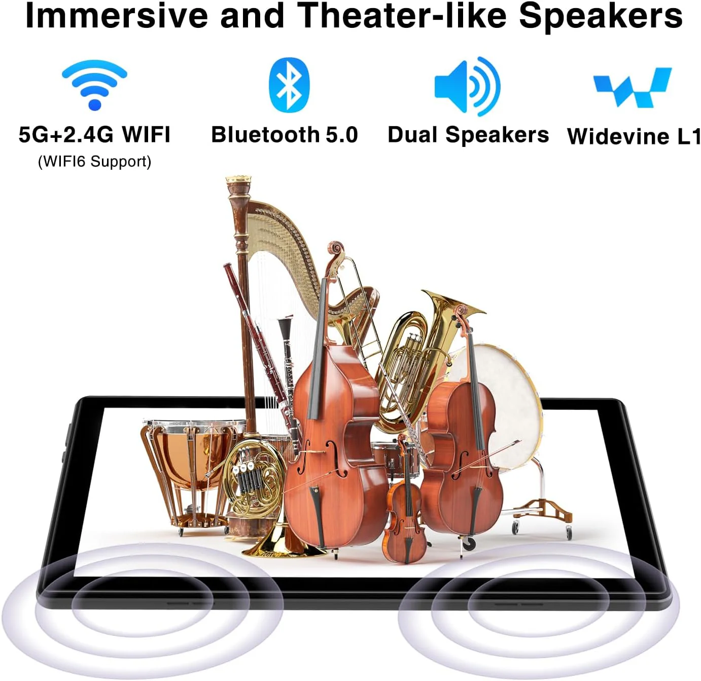 Doogee U10 Tablet 10.1" HD IPS 9GB+128GB Android 13 - Image 11