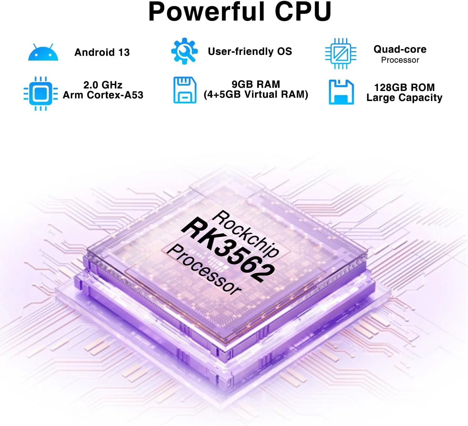 Doogee U10 Tablet 10.1" HD IPS 9GB+128GB Android 13 - Image 6