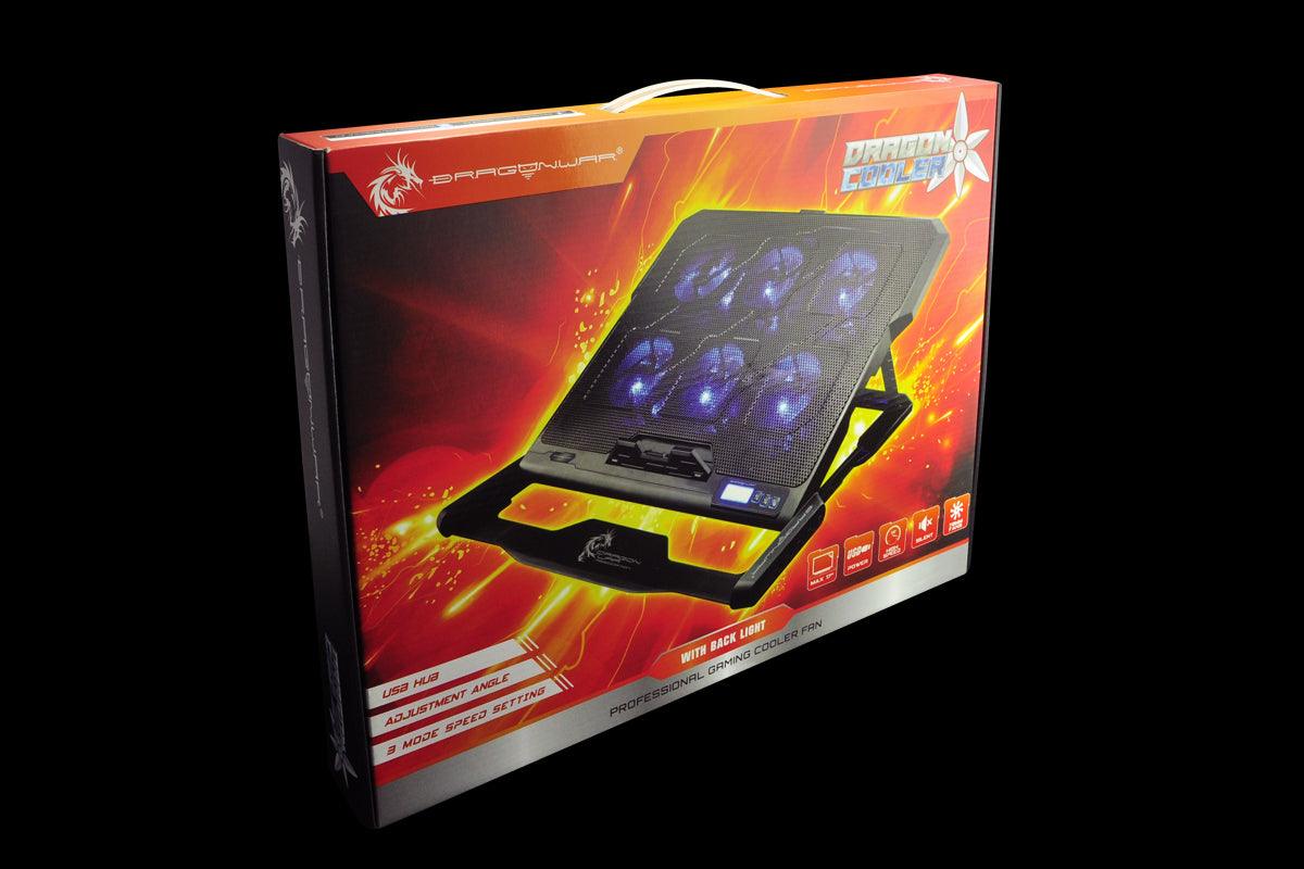 Dragonwar Cooler Professional Gaming Cooler Fan with Back Light (G-HW-002-BLK) - Image 5