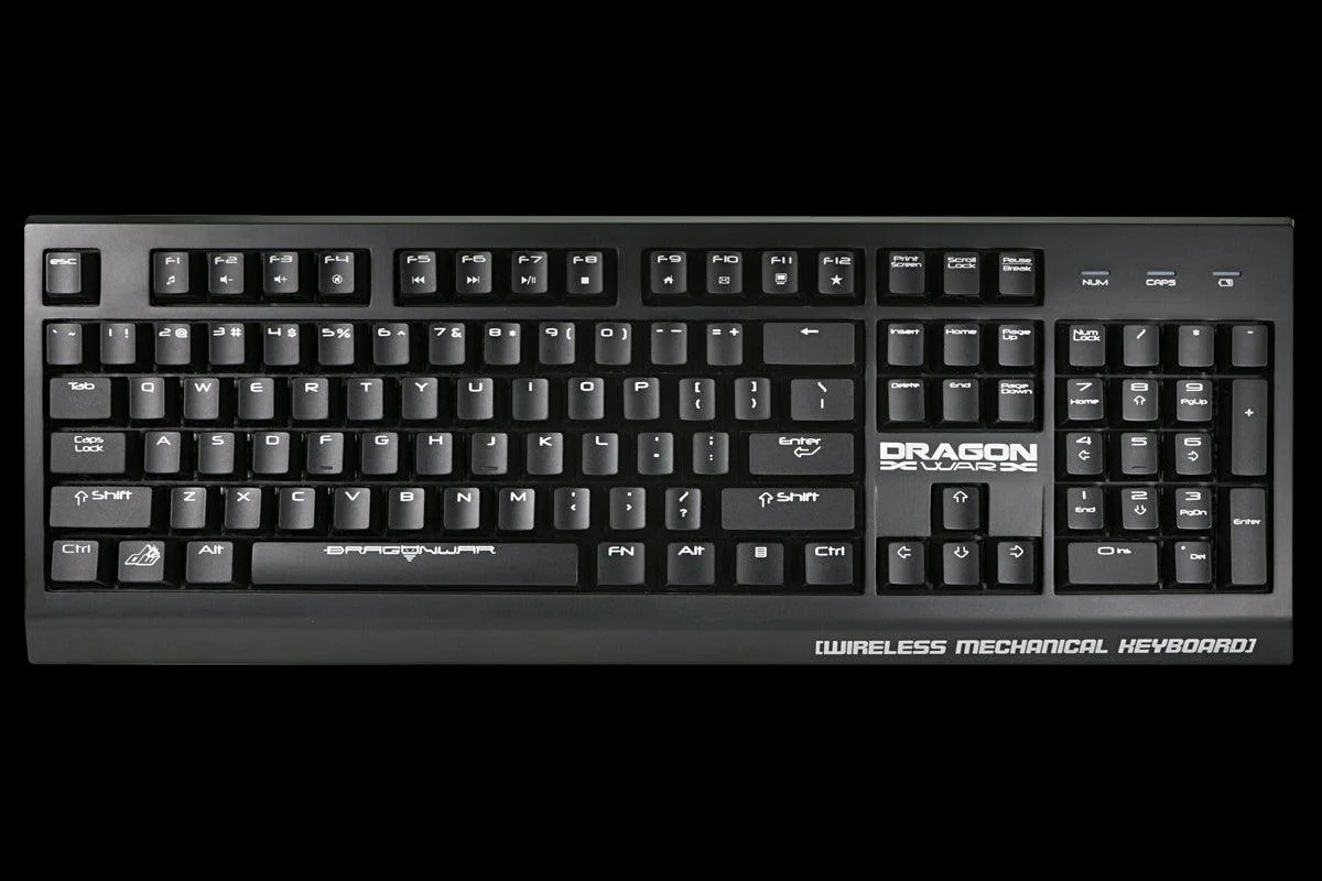 Dragonwar Rechargeable Wireless Mechanical Keyboard (GK-013-BK) - Image 2