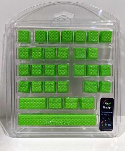 Ducky 31-Key PBT Seamless Rubber Green Keycap Set (DKSA31-USRDGNNO1) - Image 4