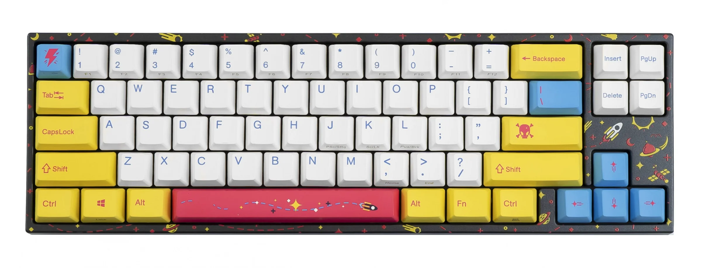 Ducky Miya Pro Flare Star Mechanical Keyboard (Cherry MX Brown) (MYD68NA020A2A0A01A020) - Image 11