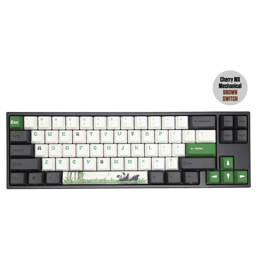 DUCKY MIYA PRO PANDA V2 MECHANICAL KEYBOARD (CHERRY MX BROWN) (A17A029A2A2A01A026)