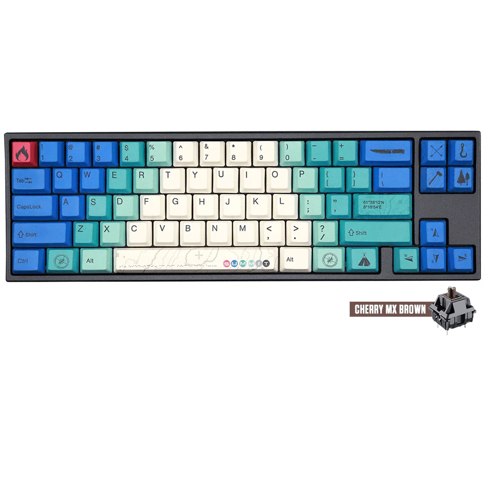 DUCKY MIYA PRO SUMMIT V2 MECHANICAL KEYBOARD (CHERRY MX BROWN) (A17A022A2A2A01A007)
