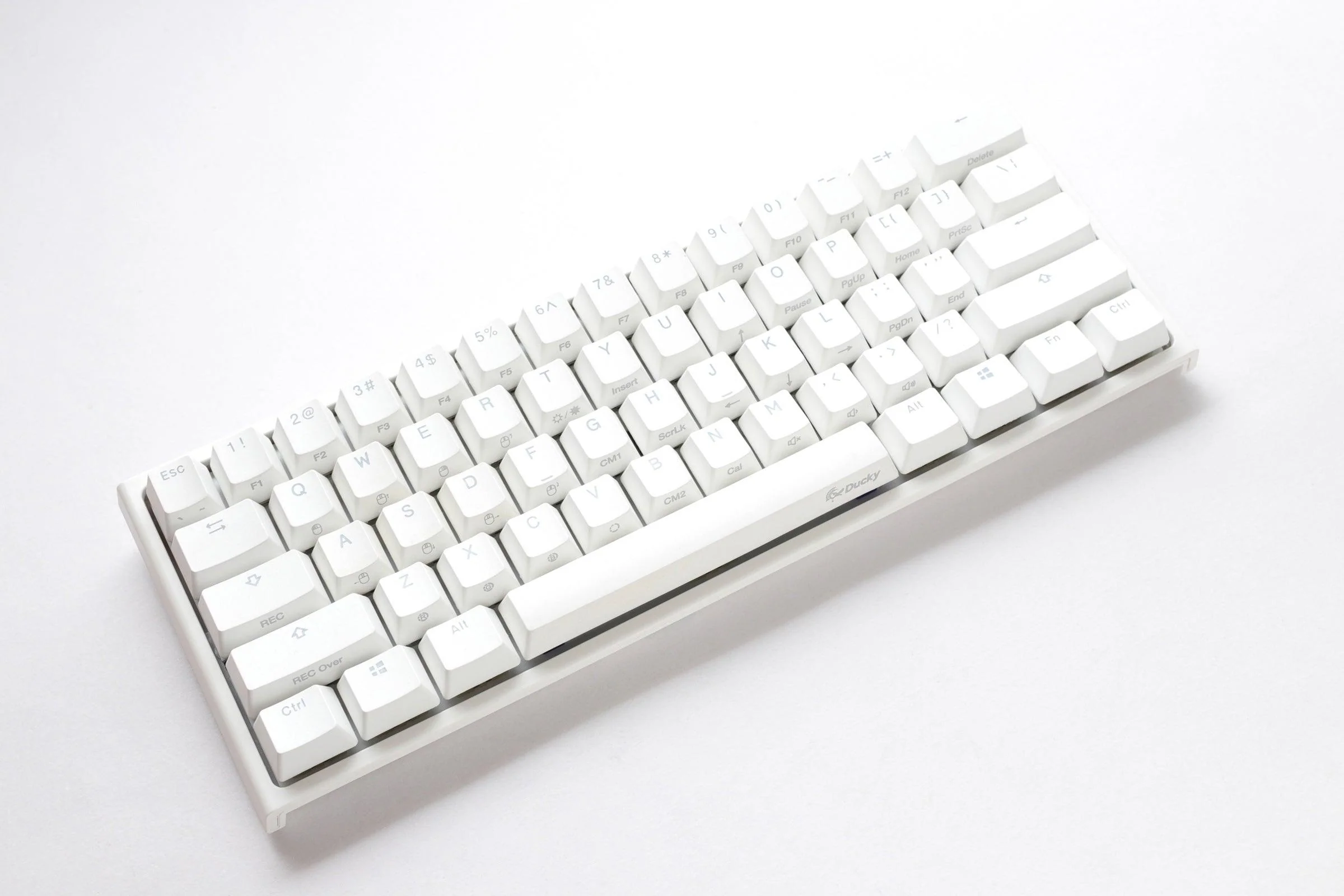 Ducky One 2 Pro Mini Pure White RGB LED 60% Double Shot PBT Mechanical Keyboard (Kailh Box Red Switch) (DKON2061ST-KUSPDWWTR2) - Image 5