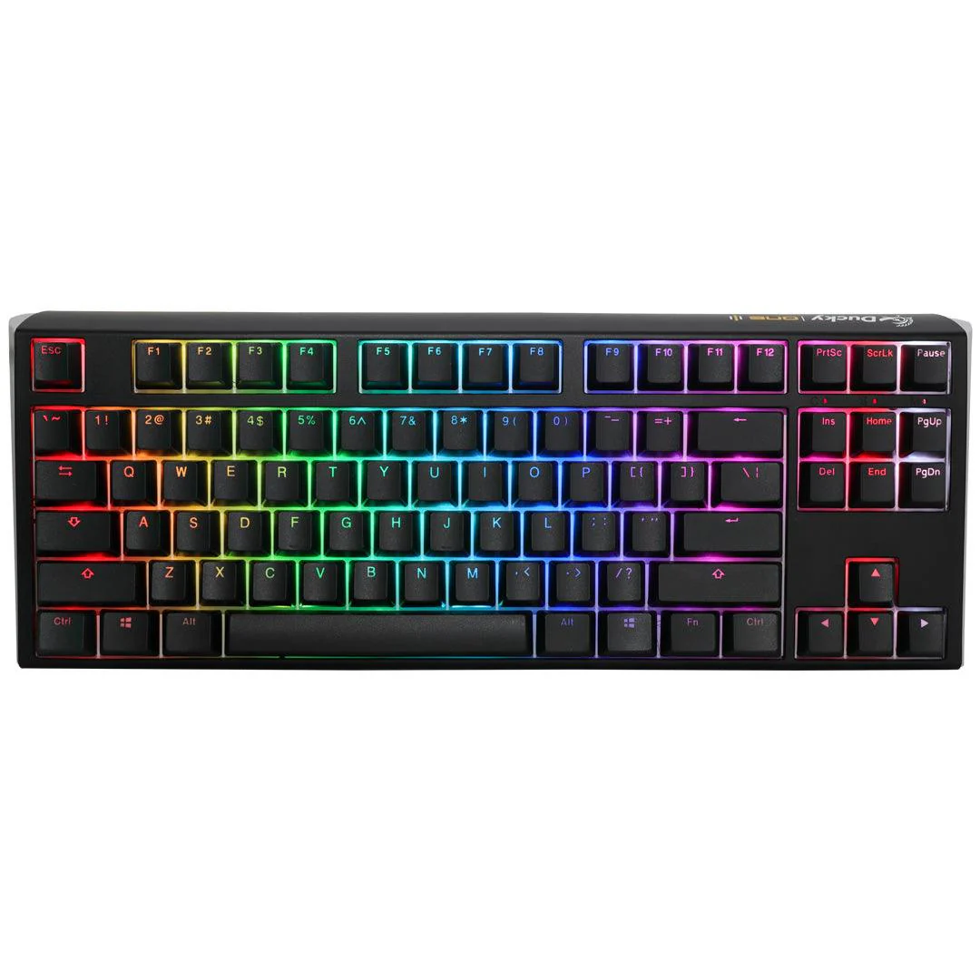 Ducky One 3 Classic TKL Hotswap RGB Double Shot PBT Mechanical Keyboard (Cherry RGB Brown) (DKON2187ST-BUSPDCLAWSC1)