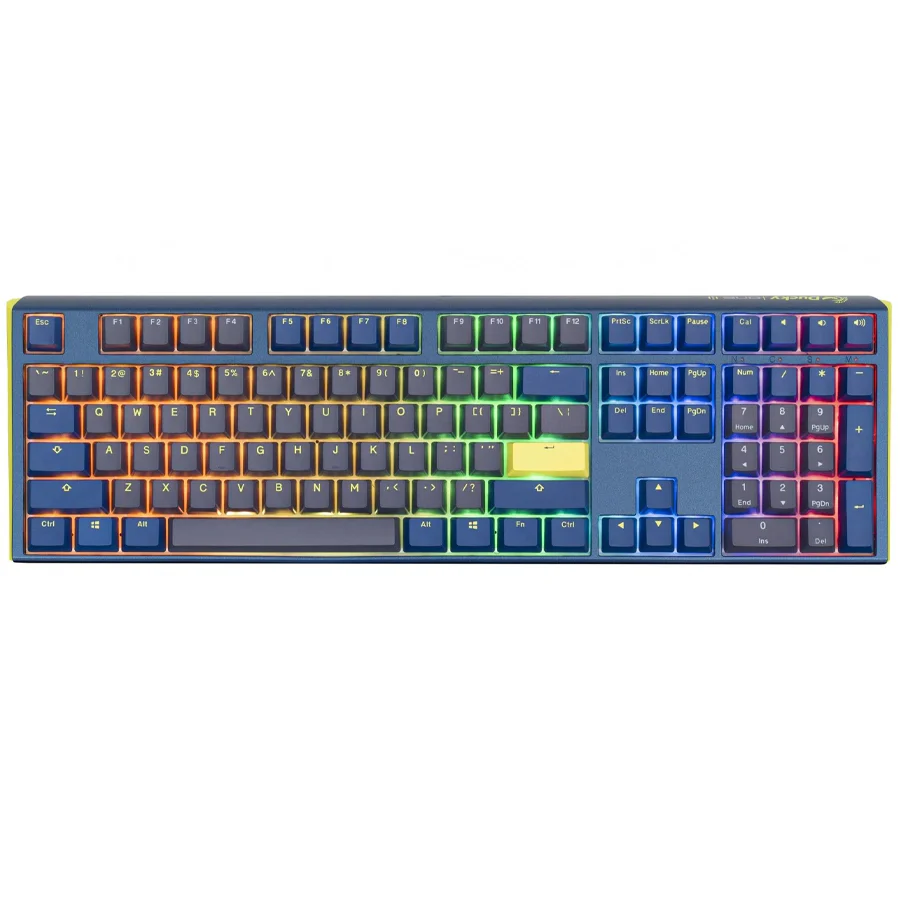 DUCKY ONE 3 Daybreak Full-Size Hotswap RGB Double Shot PBT Mechanical Keyboard (Cherry RGB Brown) (DKON2108ST-BUSPDDBBHHC1)