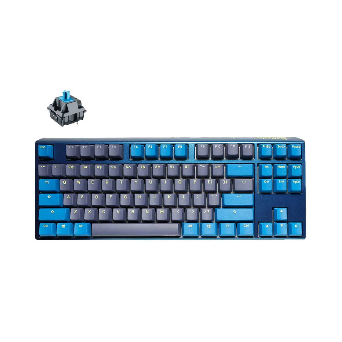 DUCKY One 3 Daybreak TKL Hotswap RGB Double Shot PBT Quack Mechanical Keyboard (Cherry RGB Blue) (DKON2187ST-CUSPDDBBHHC1)