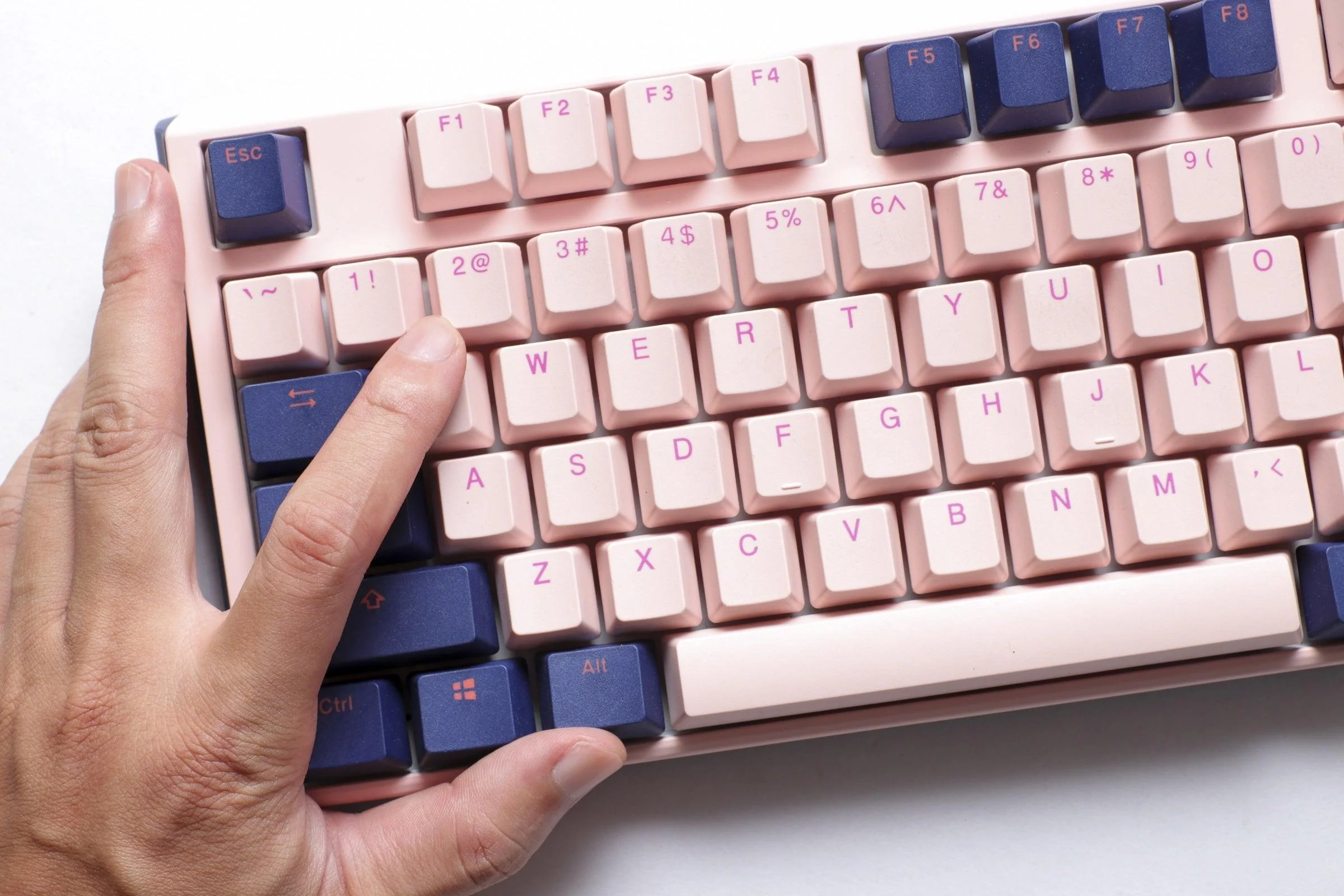 Ducky One 3 Fuji TKL Hotswap Double Shot PBT Mechanical Keyboard (Cherry MX Blue) (DKON2187-CUSPDFUPBBC1) - Image 4