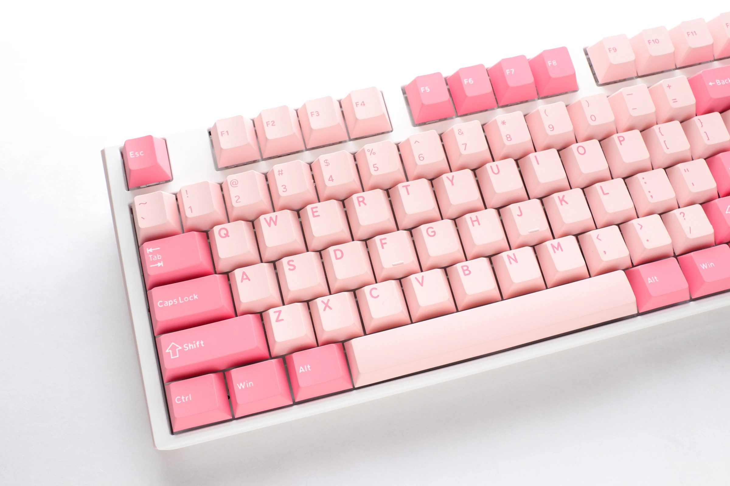 Ducky One 3 Gossamer Pink Hotswap Double Shot PBT Mechanical Keyboard (Cherry RGB Red) (DKON2108-RUSPDGOWWPC2) - Image 8