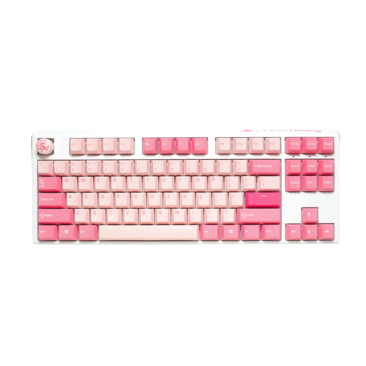 Ducky One 3 Gossamer Pink TKL Hotswap Double Shot PBT Mechanical Keyboard (Cherry RGB Red) (DKON2187-RUSPDGOWWPC2) - Image 2