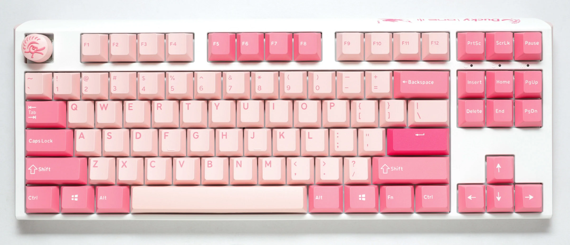 Ducky One 3 Gossamer Pink TKL Hotswap Double Shot PBT Mechanical Keyboard (Cherry RGB Red) (DKON2187-RUSPDGOWWPC2) - Image 3