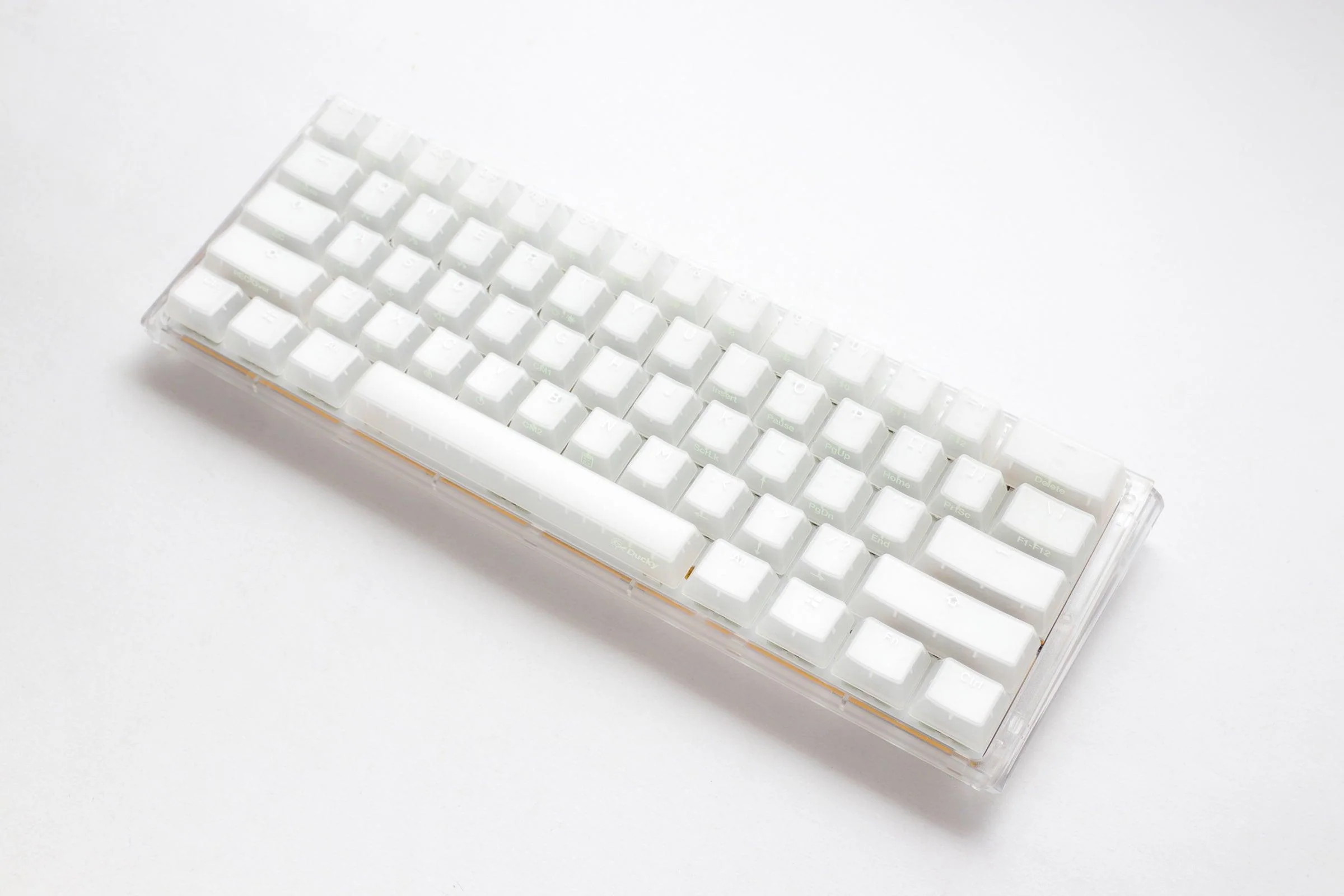 Ducky One 3 Mini Aura White HotSwap RGB Double-Shot PBT Mechanical Keyboard (Cherry RGB Brown) (DKON2161ST-BUSPDAWWWWC1) - Image 3