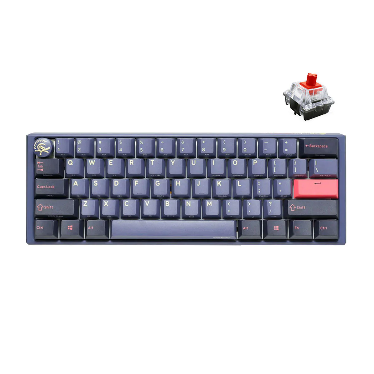 Ducky One 3 Mini Cosmic Blue Hotswap RGB Double-Shot PBT Mechanical Keyboard (Cherry RGB Red) (DKON2161ST-RUSPDCOVVVC2)