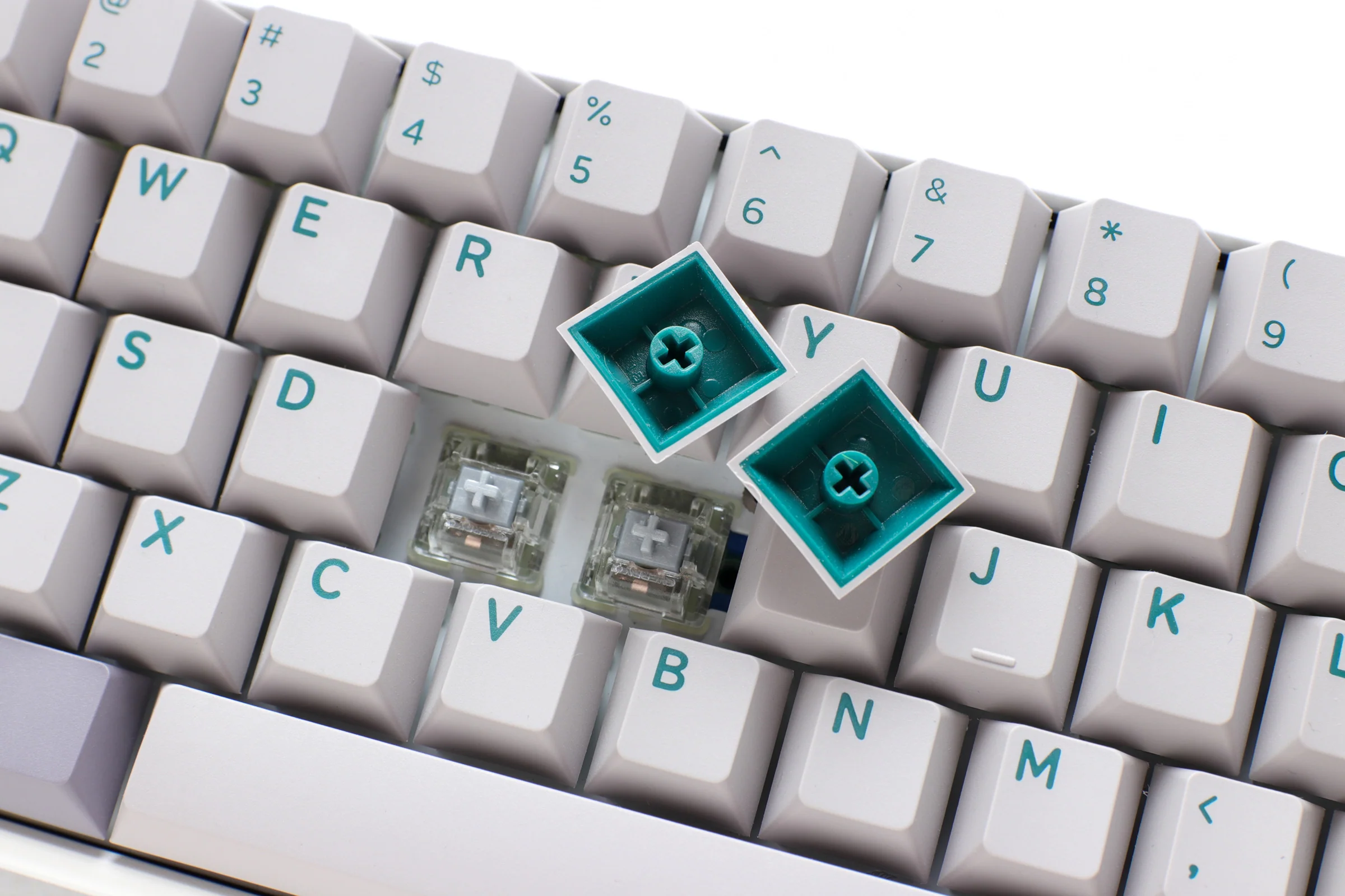 Ducky One 3 Mini Mist Grey Hotswap RGB Double-Shot PBT Mechanical Keyboard (Cherry RGB Red) (DKON2161ST-RUSPDMIWHHC2) - Image 9