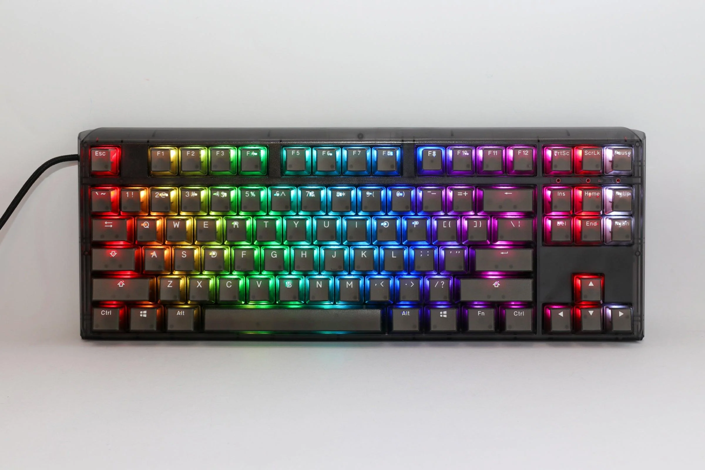 Ducky One 3 TKL Aura Black HotSwap RGB Double-Shot PBT Mechanical Keyboard (Cherry RGB Brown) (DKON2187ST-BUSPDABAAAC1) - Image 7