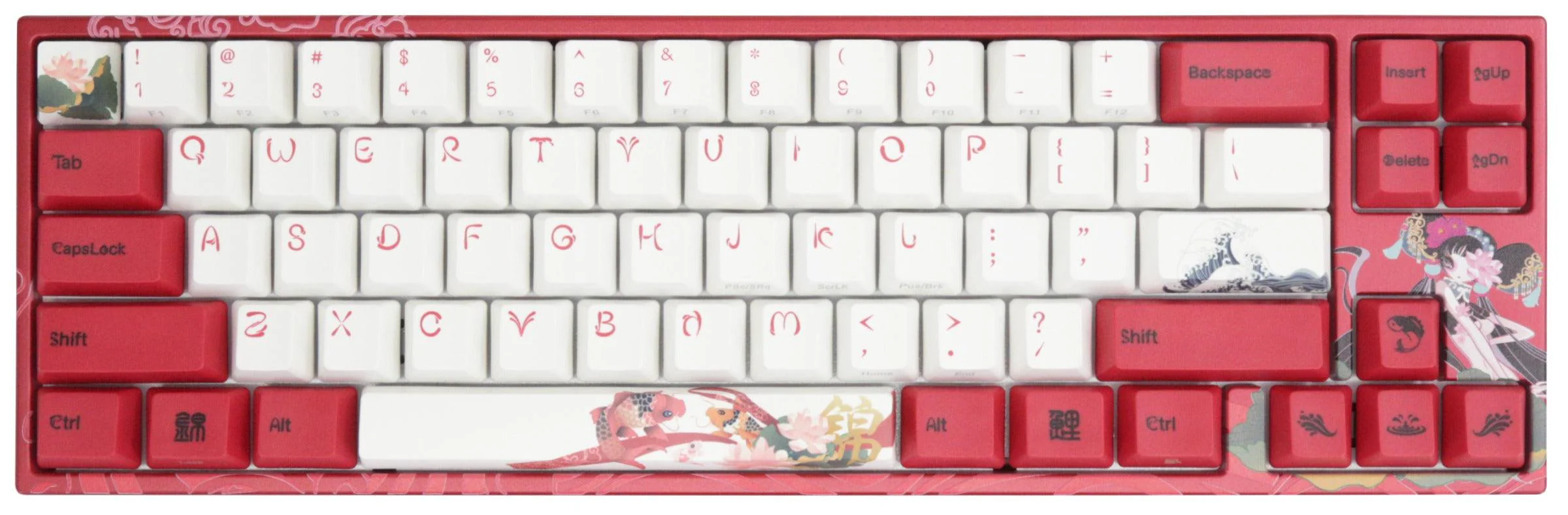 Ducky X Varmilo Miya Pro Koi 65% Dye Sub PBT Mechanical Keyboard (Cherry MX Brown) (MY68NN1N/WR2BNGJV) - Image 3