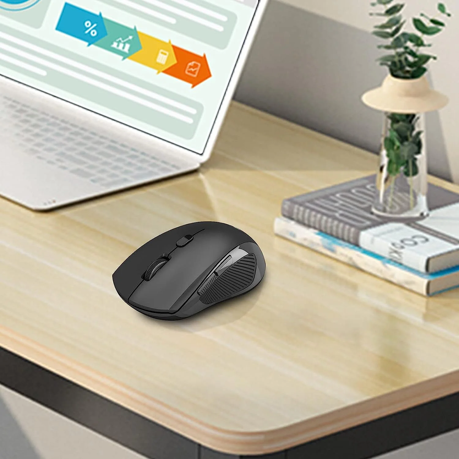 E-Yooso E-1131 Wireless Mouse (Black) - Image 8