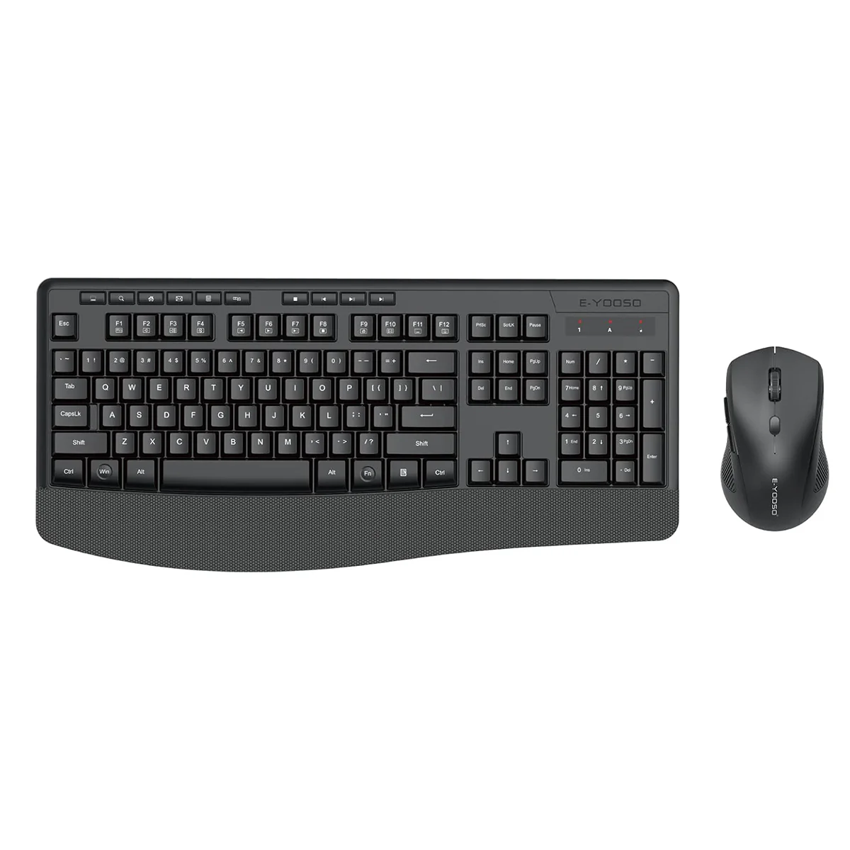 E-Yooso E-787 Wireless Keyboard & Mouse Combo (Black)