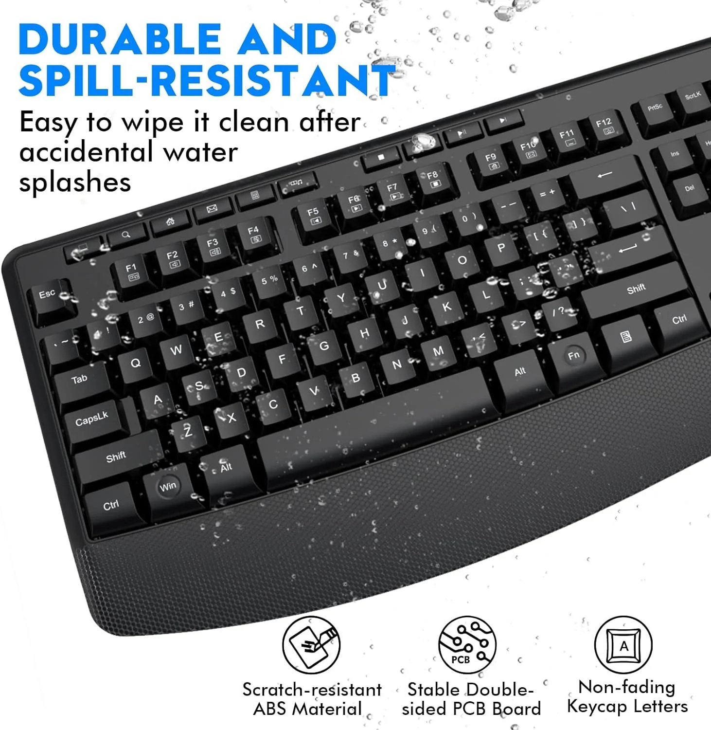 E-Yooso E-787 Wireless Keyboard & Mouse Combo (Black) - Image 4