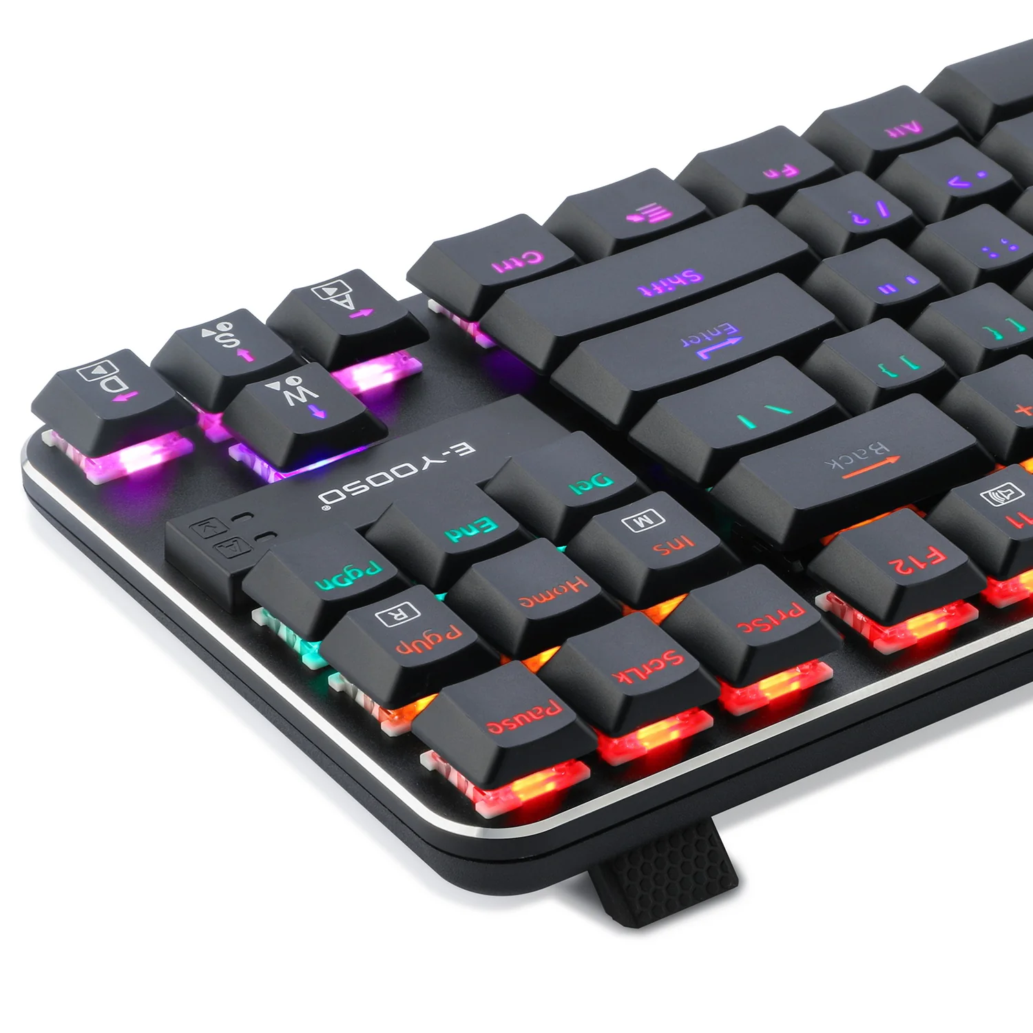 E-Yooso K-630 RGB 87 Keys Wired Mechanical Keyboard Black - Image 9
