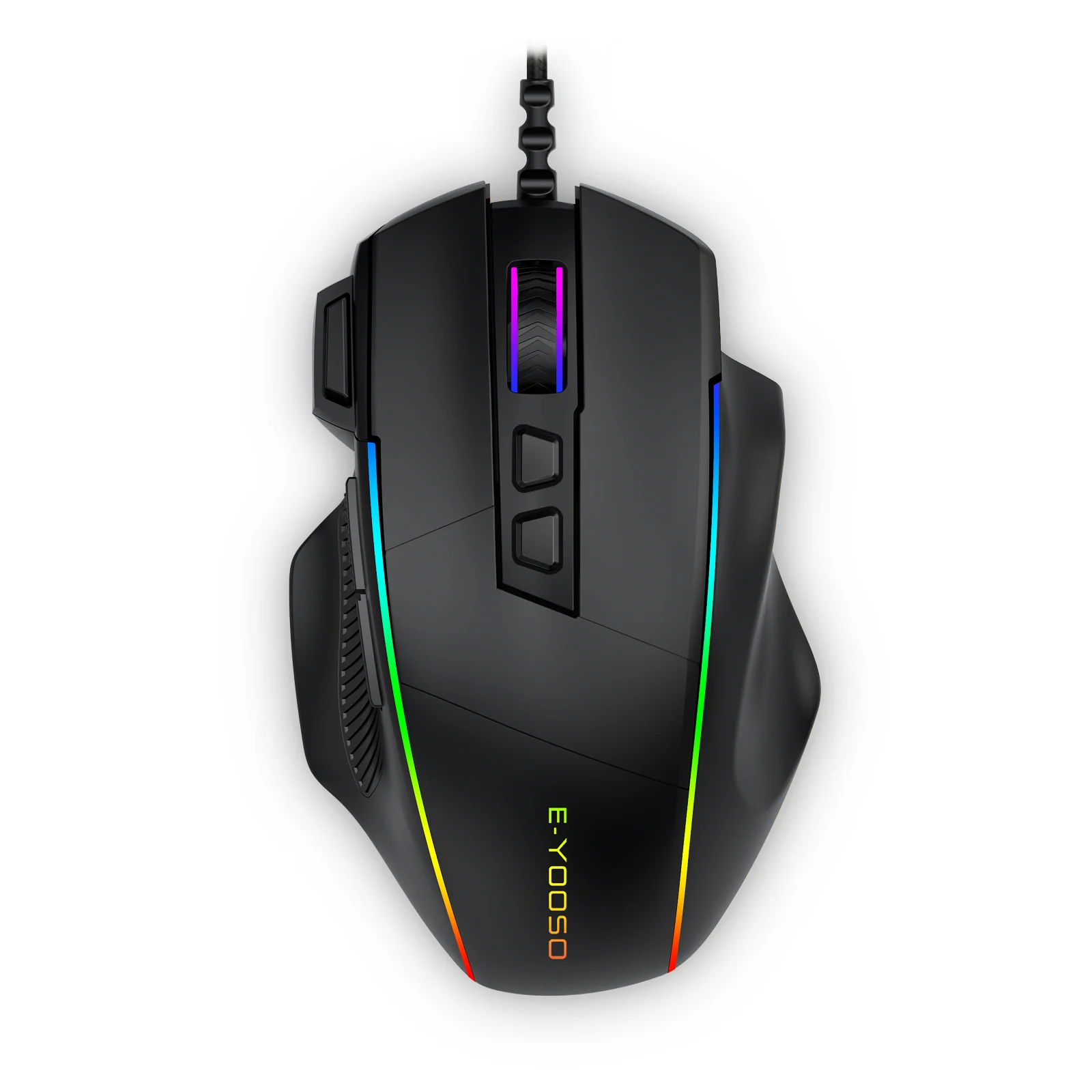 E-Yooso X-49 RGB Wired Mouse (Black) - Image 2