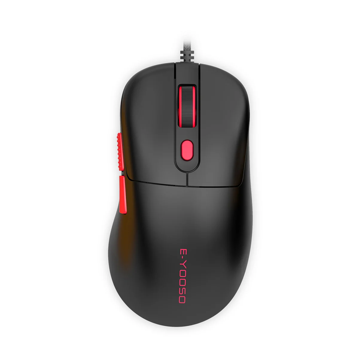 E-Yooso X-51 Wired Gaming Mouse (Black/Red, Orange/Black) - Image 3