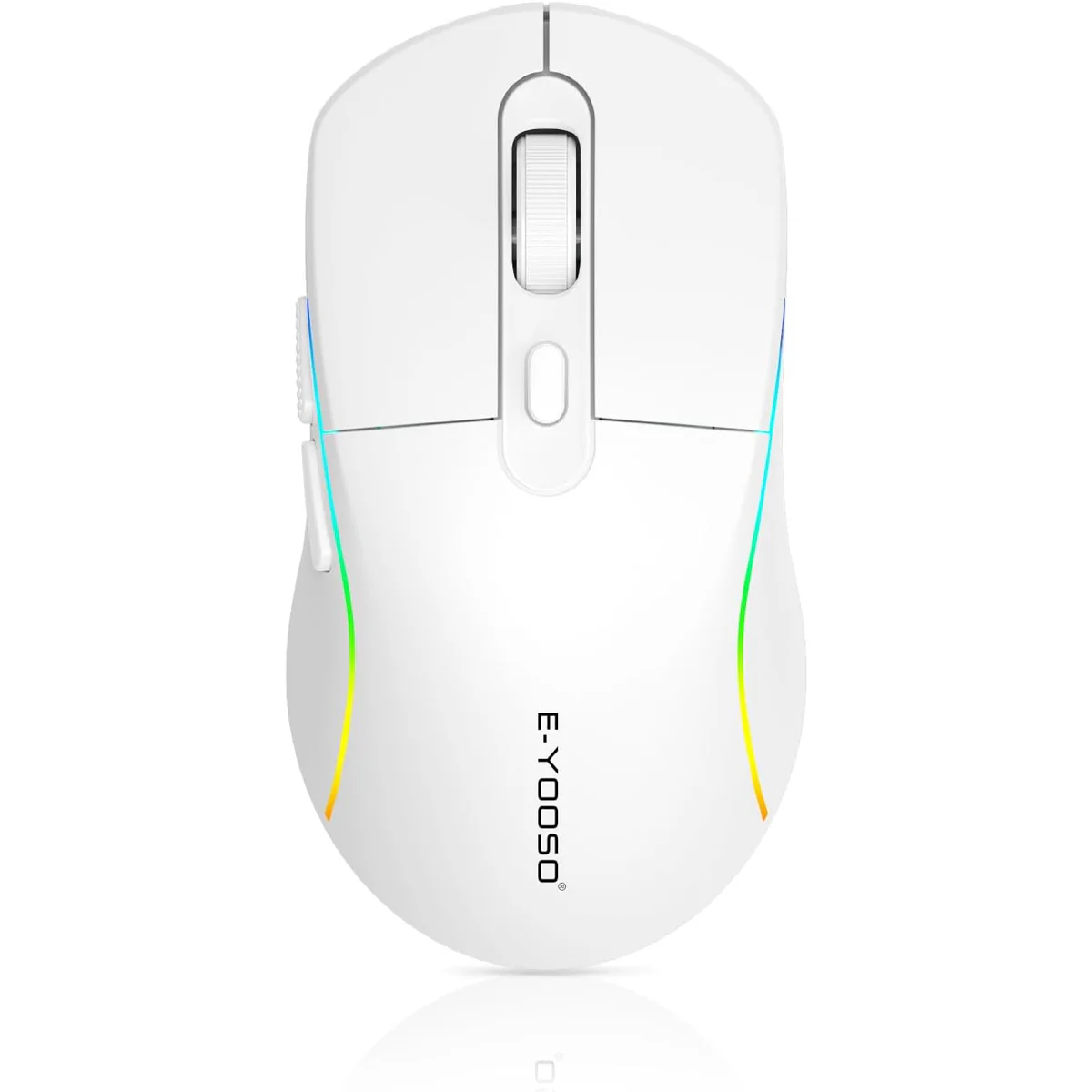 E-Yooso X-53 RGB Tri-Mode Mouse (Black, White) - Image 3
